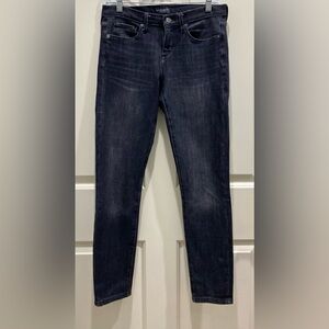 Banana Republic Premium Denim Skinny 27 Dark Grey Edgy Dark Academia Urban Jeans